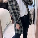 Worthington plaid trench clueless style jacket size 4 Photo 4