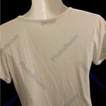 ZARA Tee Small Screen print Cute Top Off White Photo 3