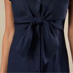 Rachel Parcell  100% Linen Navy Midi Dress Sz XS. Photo 4