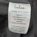 Lulus  Amelia Plunge Neck Racerback Sleeveless Maxi Dress Evening Gown Black XS Photo 10