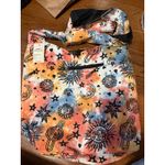 Himalayan Fashion Tie Dye Celestial Sun Moon Star Sling‎ Bag Orange Photo 1