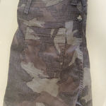 prAna  Size 10 Charcoal Camo shorts organic Olivia $89 Photo 5