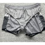 Reebok Shorts Women L Gray Running Gear w/ Liner Gray Trim Athletic Athleisure Photo 5