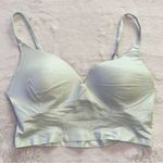 PINK - Victoria's Secret VS PINK Mint Green Shimmer Wireless Push Up Bra Size  Small Photo 2