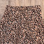 Banana Republic Hayden Pull-on Cropped Pants Womens Size 6 Leopard Animal Print Photo 2