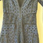 For Love & Lemons Lyla Mini Dress Black & Blue Lace Women’s Size XS Photo 2