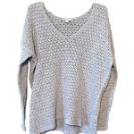 J. Jill Woman's Light Blue Thick Knit Casual Cotton Sweater Size Medium Photo 0