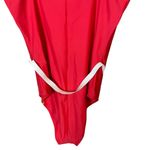 Summersalt  Women’s Sz 6 Oasis One Piece Swim Suit Red Belted Photo 5