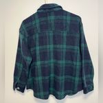 Altar'd State Flannel Shacket Sz XS Blue Green Photo 6