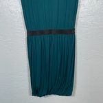 Peruvian Connection  Women S Viridian Blue Twist T-Shirt Bubble Dress Stretch Photo 1