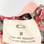 Anthropologie 2/$30  Pins Needles Sheer Babydoll Floral Tiered High Low Tank Top Photo 5