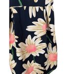 Day & Night Navy Blue Floral Sleeveless Crisscross Back Cocktail Dress Women Med Photo 4