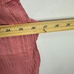 Architect Woman Blouse 3X Pink Cotton Lace Sheer Yoke Boho Feminine Cottagecore Photo 4