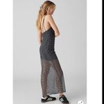 Urban Outfitters  Chiffon Black Polka Dot Maxi Dress NWT Photo 2