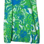 Lilly Pulitzer Liz Limeade Roar Of The Jungle Lace Green Blue Shift Dress Sz 10 Photo 6