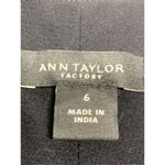 Ann Taylor 005  black side zip pant size 6 Photo 3