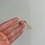 Handmade Gold Plated Green Emerald Gem Stone Necklace 💚 Photo 1