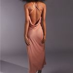 Urban Outfitters  Arya Satin Cowl-Back Maxi Dress NWOT Size M Photo 1
