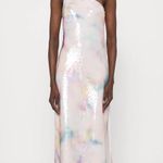 Monique Lhuillier  Pastel One-Shoulder Dress Photo 0