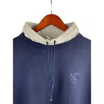 Pro Spirit Navy Blue & Gray Hooded Sweatshirt L Size L Photo 2