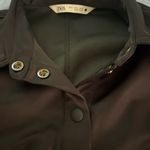 ZARA black satin thick belted shirt dress women’s small Photo 1