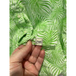 Gap  Designed And Crafted Green Leaf Boyfriend Fit oxford shirt Size Large‎ Photo 4
