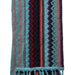Smartwool ‎ Striped Chevron Scarf O/S Wool Blend Colorful Fringe 72x9" Photo 0