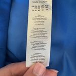 Nasty Gal NWT  Premium Diamante Heart Detail Tailored Dress in Blue Size 10 Photo 9