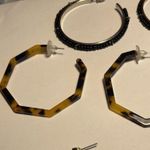 Lot Of 4 Hoop Costume Earrings Pierced Mix Photo 7