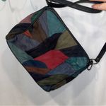 Vintage Y2K faux suede patchwork bag purse Red Photo 4