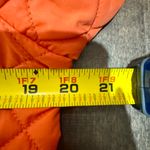 Ralph Lauren Lauren  Quilted Jacket Size L Orange Crest Sleeve Snap Front Photo 10