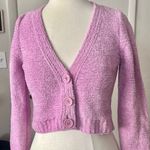 Urban Outfitters UO cropped purple lavender knit cardigan Photo 1