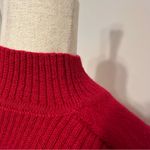 Karen Scott Vintage  100% Wool Red Zip-Up Sweater Vest Size M Photo 5
