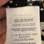 J.Crew  Black White Floral Long Sleeve Dress Ruffle Cuff Crepe Boho NWT XXS Photo 6