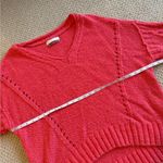 Anthropologie Pilcro Women's Oversized Knit Sweater Coral Fall Size Medium Photo 4