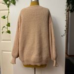 SheIn Essnce Plus Lantern Sleeve Ribbed Knit Sweater Photo 5