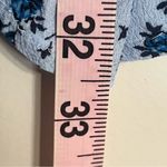 Wild Fable Women's Long Sleeve Faux Wrap Dress Light Blue Floral Print Size XS Photo 9