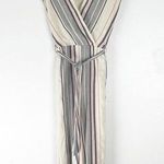 Anthropologie  Dolan Millie Linen Blend Cap Sleeves V-Neck Jumpsuit, Size Small Photo 0