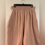 EUC Charlotte Avery Pink Boho Soft Elastic Waist Pants with Pockets size medium Photo 6