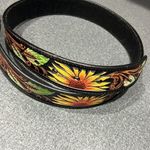 Nocona Women's Sunflower Tooled Western Belt D9 Yellow Photo 6