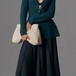 Maeve NWT Anthropologie  Hourglass Cardigan Sweater in Turquoise. Size Small Photo 1