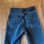 ZARA  high rise straight crop raw hem jeans size 4 Photo 9