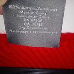 Vince Camuto XL Red Gray Plaid Shawl Poncho Top Photo 5