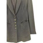 Dana Buchman  Blazer Jacket Periwinkle Purple Women's Sz  6 W/ Glass Button‎ Photo 2