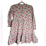Madison Matthews Mini Folly Handblocked Print Dress White Pink Floral XS Photo 1
