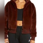 Nike NWT  embroidered fur jacket Photo 0