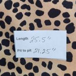 Loft Leopard Print Puffy Sleeve Blouse Size Large Tan and Black Leopard Top Photo 9