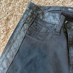 Hudson Jeans Hudson Leeloo Super Skinny Crop Black Jeans Sz 27 Excellent Condition Photo 1