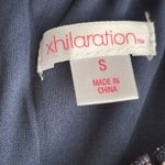 Xhilaration Xhileration Floral Maxi Boho Dress - Navy & Orange Floral. Tassel Ties & Slits Photo 6