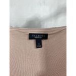 Talbots  Womens Sequins Tank Top Sz S Pink Metallic Sleeveless Scoop Neck Photo 2